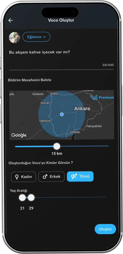 Konum & Filtre
